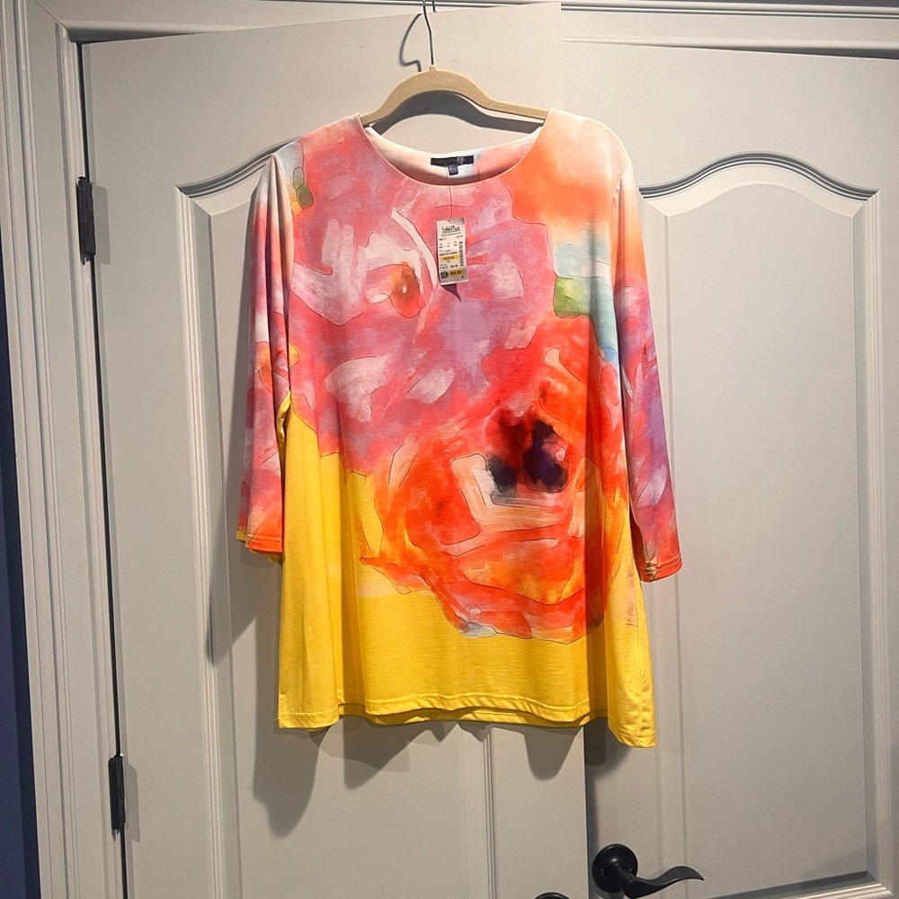 Colorful Abstract Women's Top